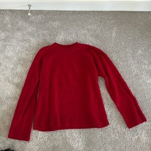 REFORMATION Red Wool Sweater M
